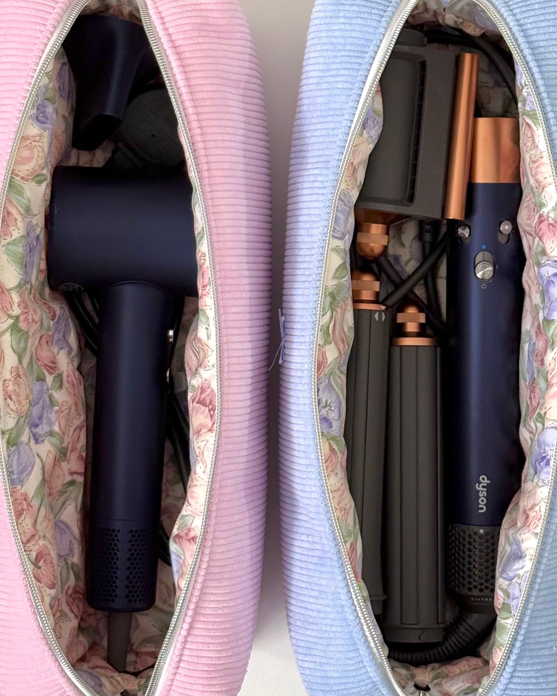 Dyson/Hair tools pouch in Blossom Belle & Fleur Bleu
